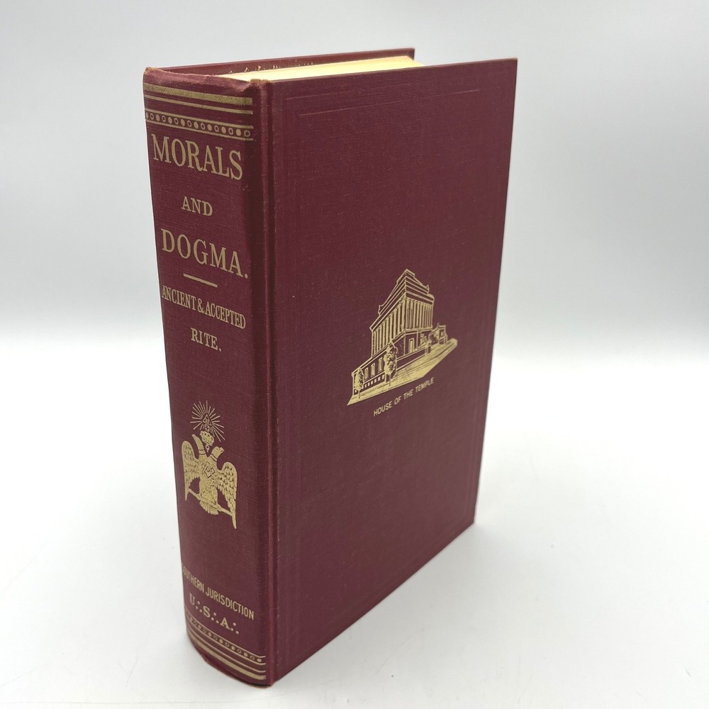 Albert Pike Morals and Dogma Book Scottish Rite Masonic EUC